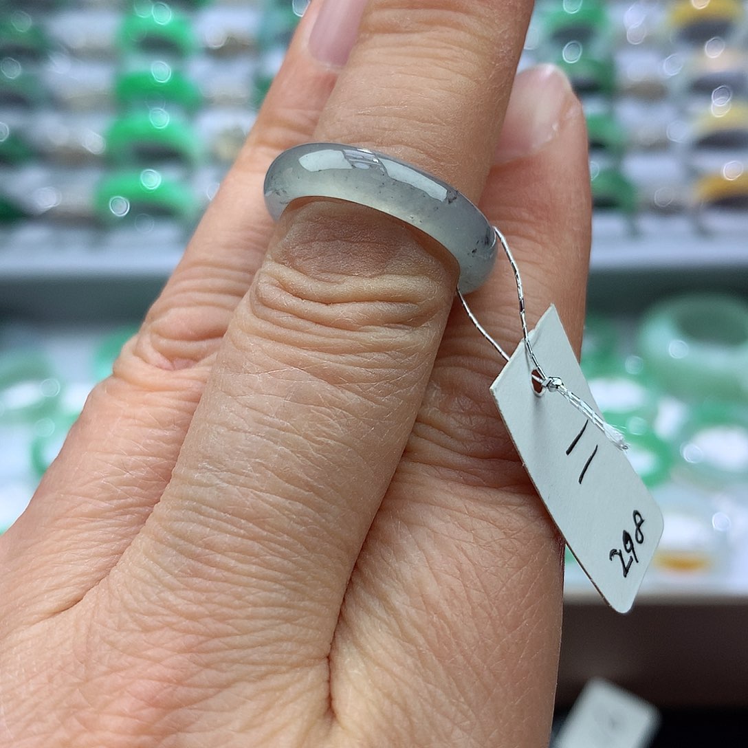 翡翠戒指未镶嵌11号