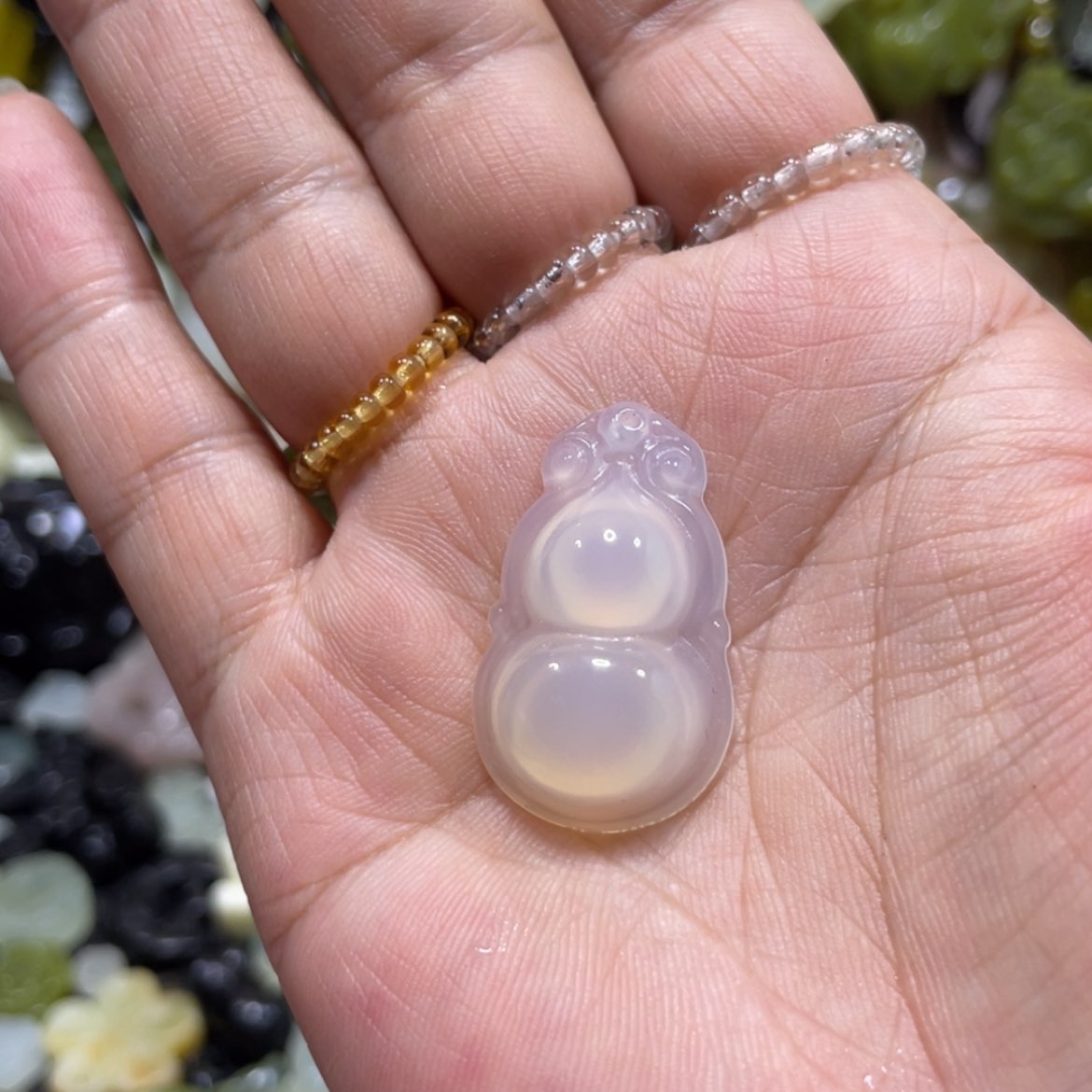 【闪购商品】岫玉颈饰未镶嵌43吊坠