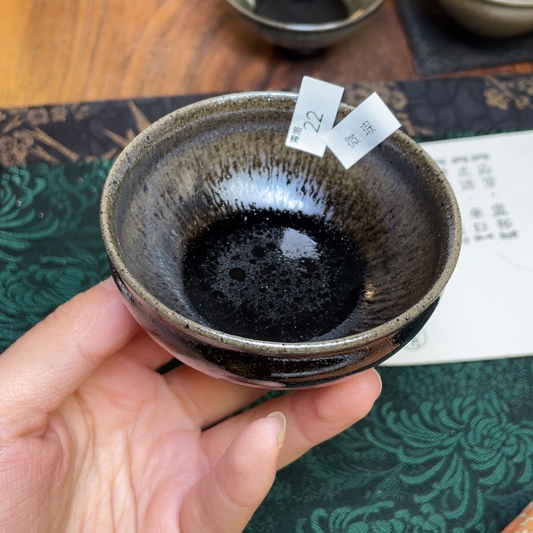 茶盏22 福临号建盏柴烧薄胎微瑕