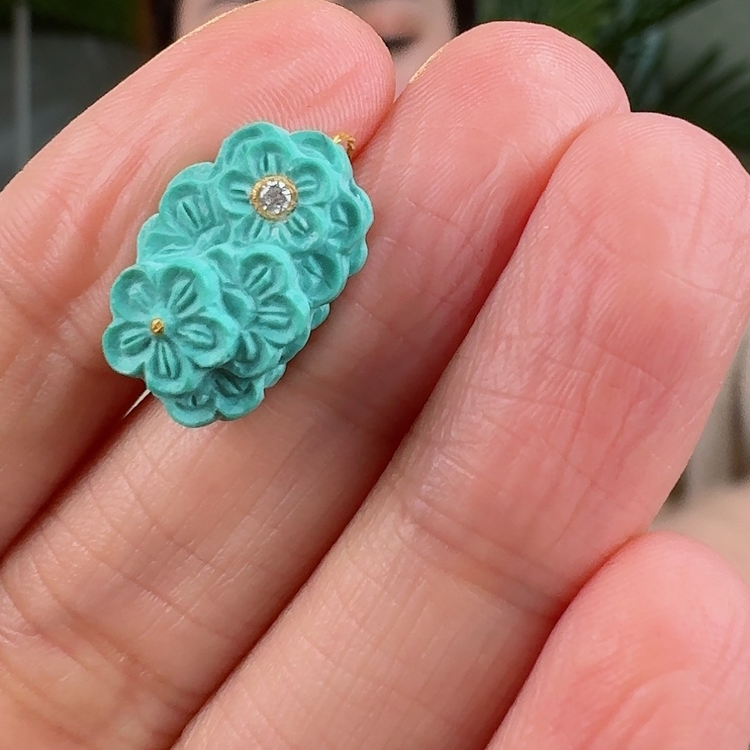 绿松石珠宝奇石未镶嵌