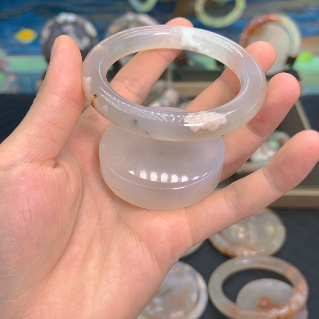 天然樱花手镯 56 圈口