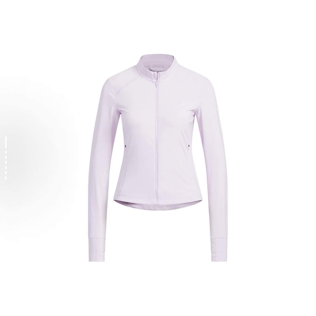 adidas/阿迪达斯女发款运动休闲时尚拉链夹克冰浅紫色KE5781