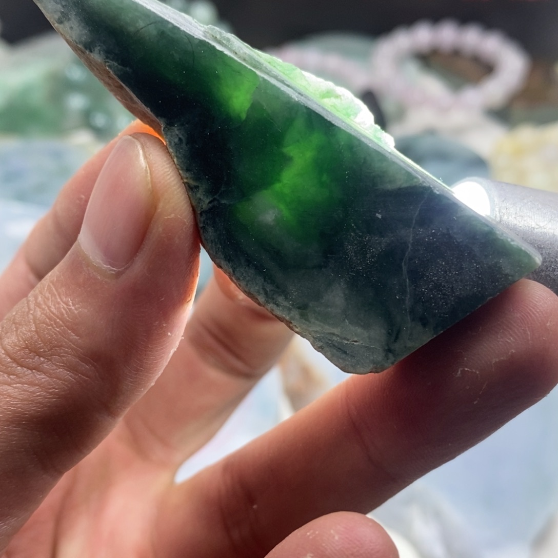 翡翠散珠天然缅甸翡翠a货17