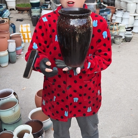 17口29高瑕疵盆子。