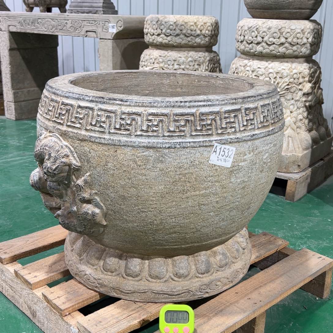 天然青石，竞拍不包邮，石盆一个