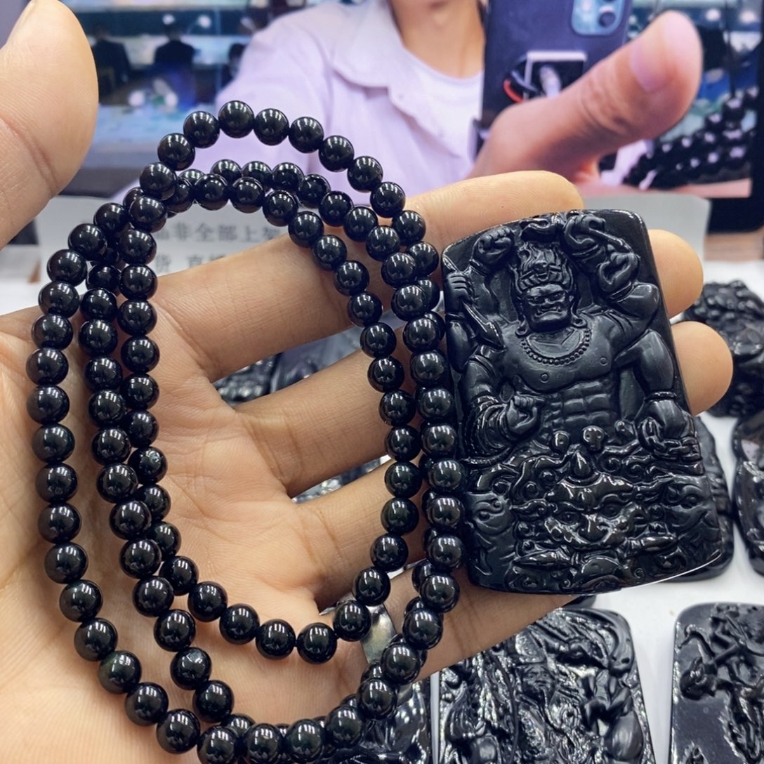 一***轩颈饰银S925镶嵌翡翠m3