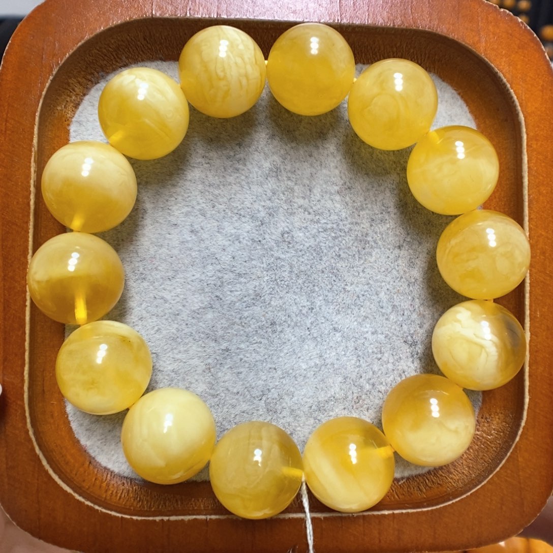 蜜蜡手串未镶嵌蜜蜡手串