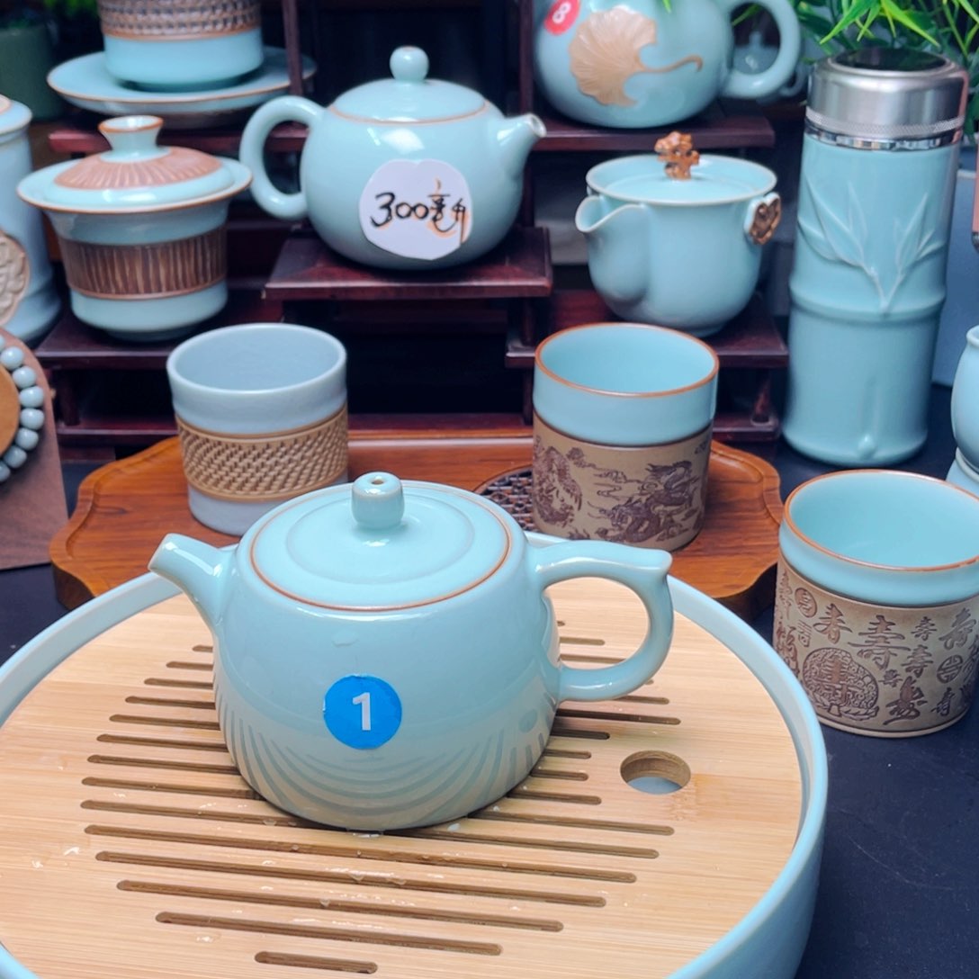 【闪购商品】汝州单壶，壶，盖碗