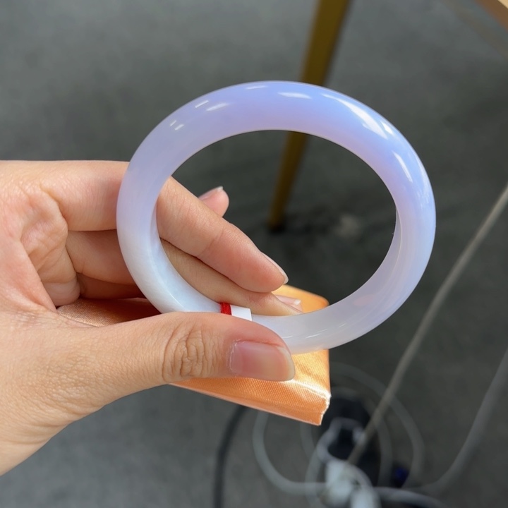 未镶嵌手镯翡翠浓紫-59圈