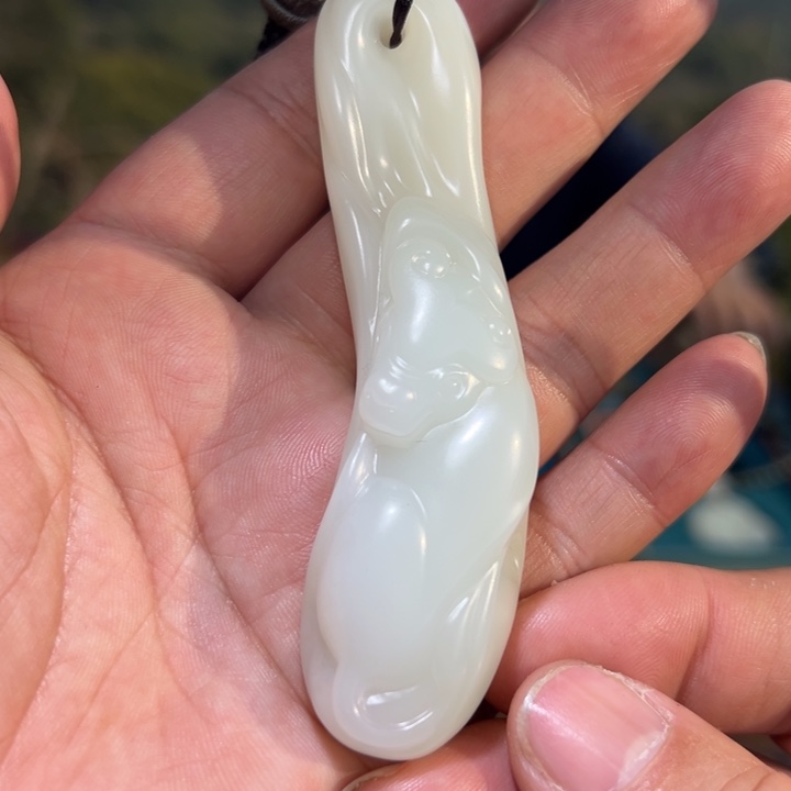 和田玉（白玉）手链未镶嵌?***秋
