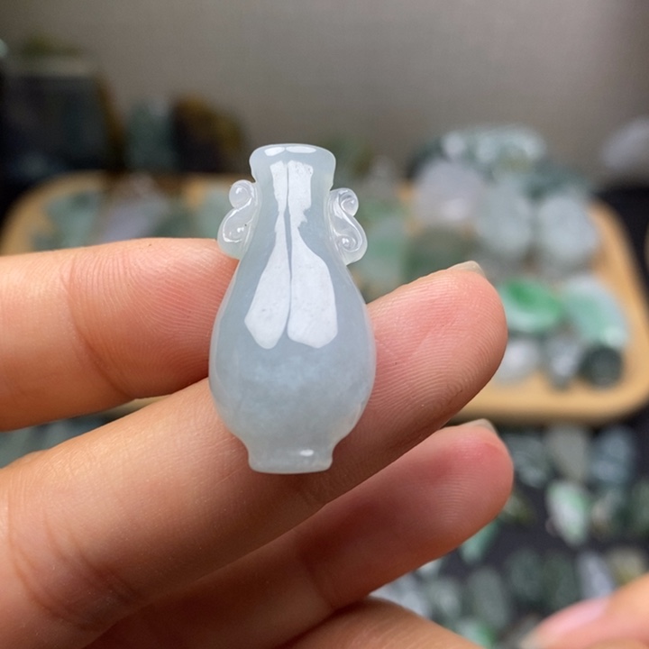 颈饰未镶嵌翡翠平平安安