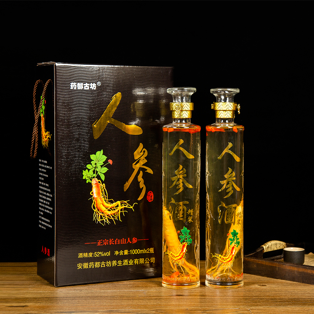 明代井粉丝福利人参酒52度1000ml*1