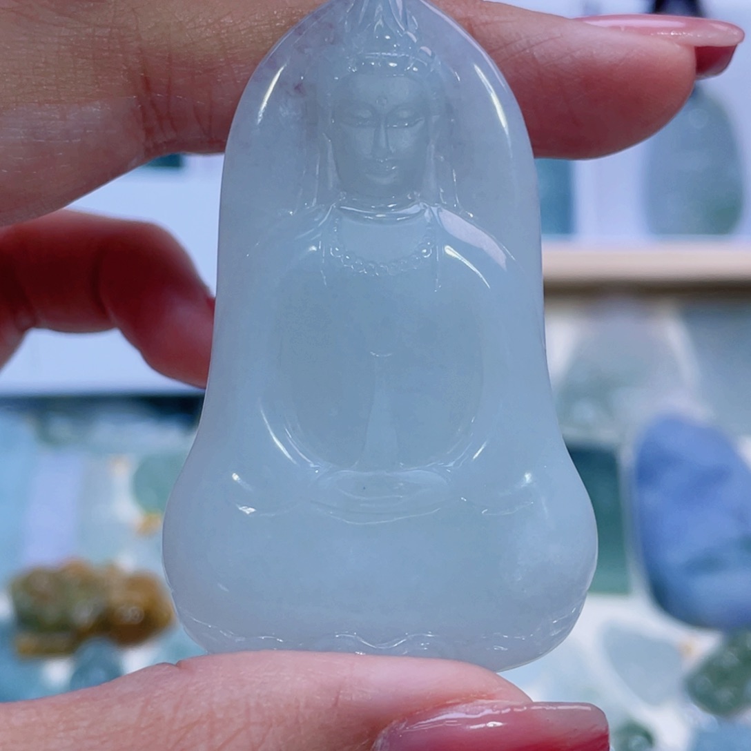 翡翠颈饰未镶嵌翡翠A货颈饰未镶嵌