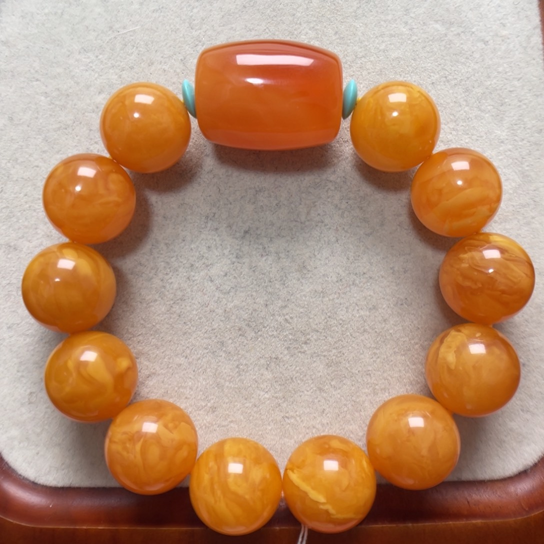 蜜蜡未镶嵌手串蜜蜡