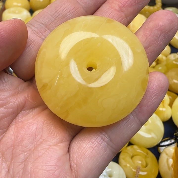 蜜蜡未镶嵌颈饰天然蜜蜡