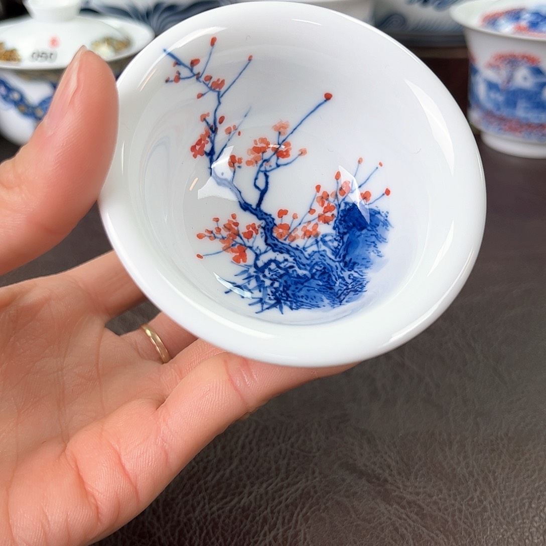 杯手绘高温瓷器瓷器