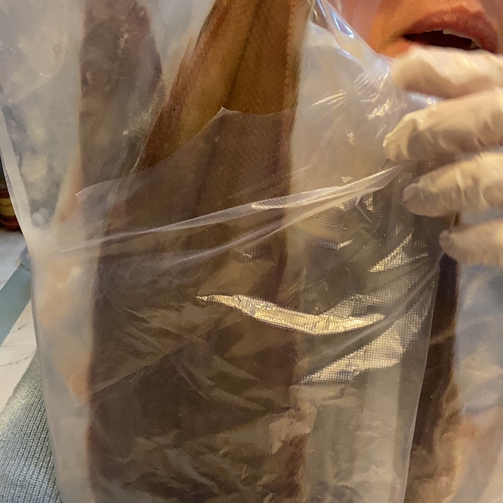 诚***信中国大陆渤海湾野生踏板鱼3条3.95斤