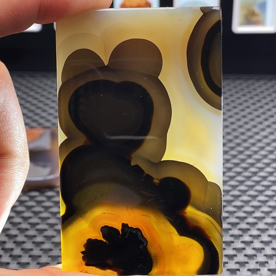 玛瑙/玉髓未镶嵌吊坠(不含链)1017