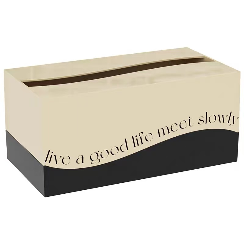 轻奢桌面纸巾盒免打孔