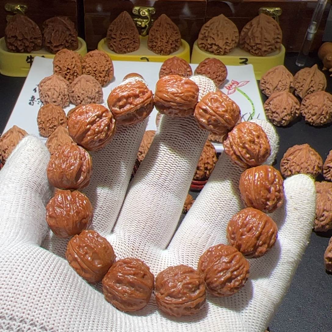 文玩核桃把件?**?爆肉灯笼