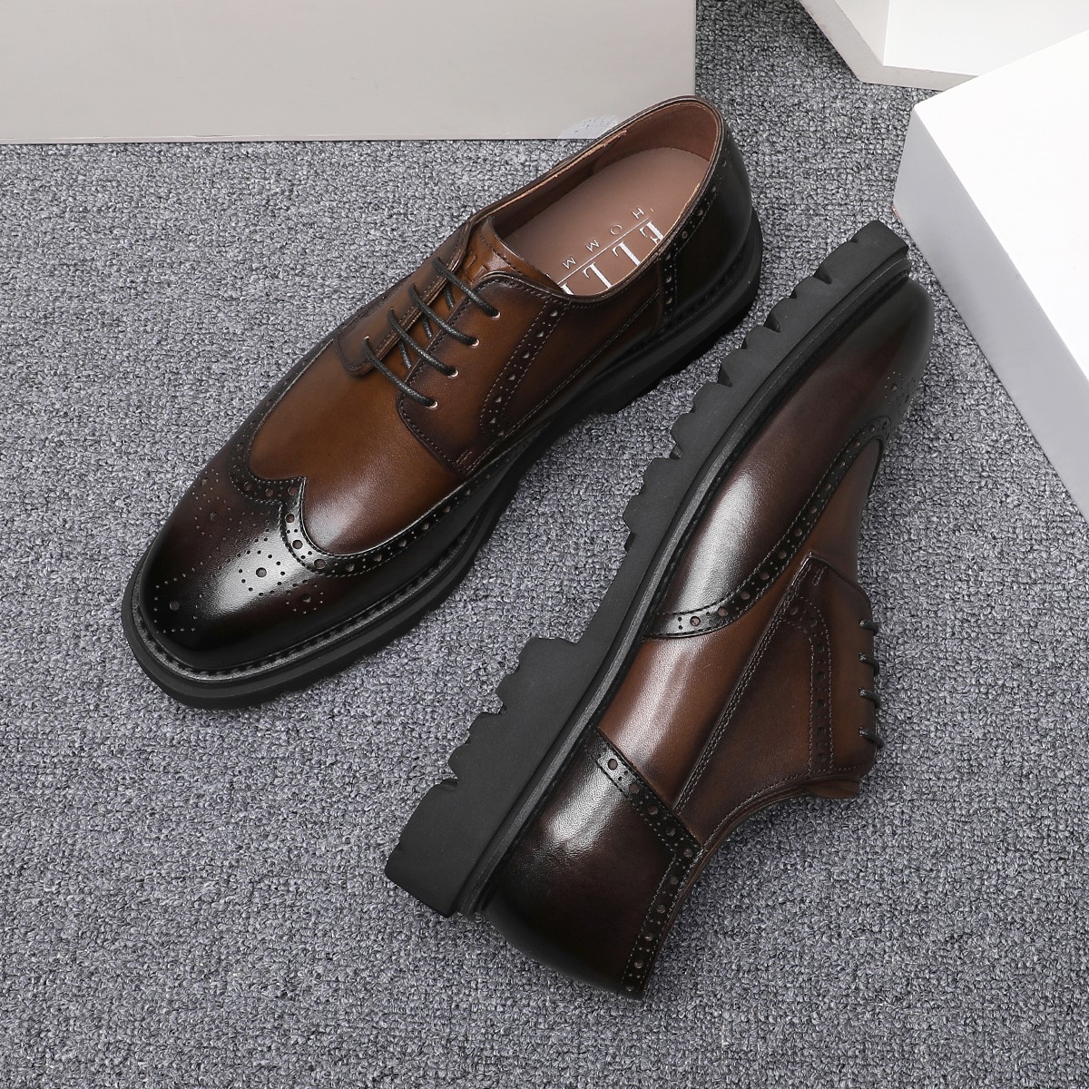 C100-男皮鞋商务单鞋021811