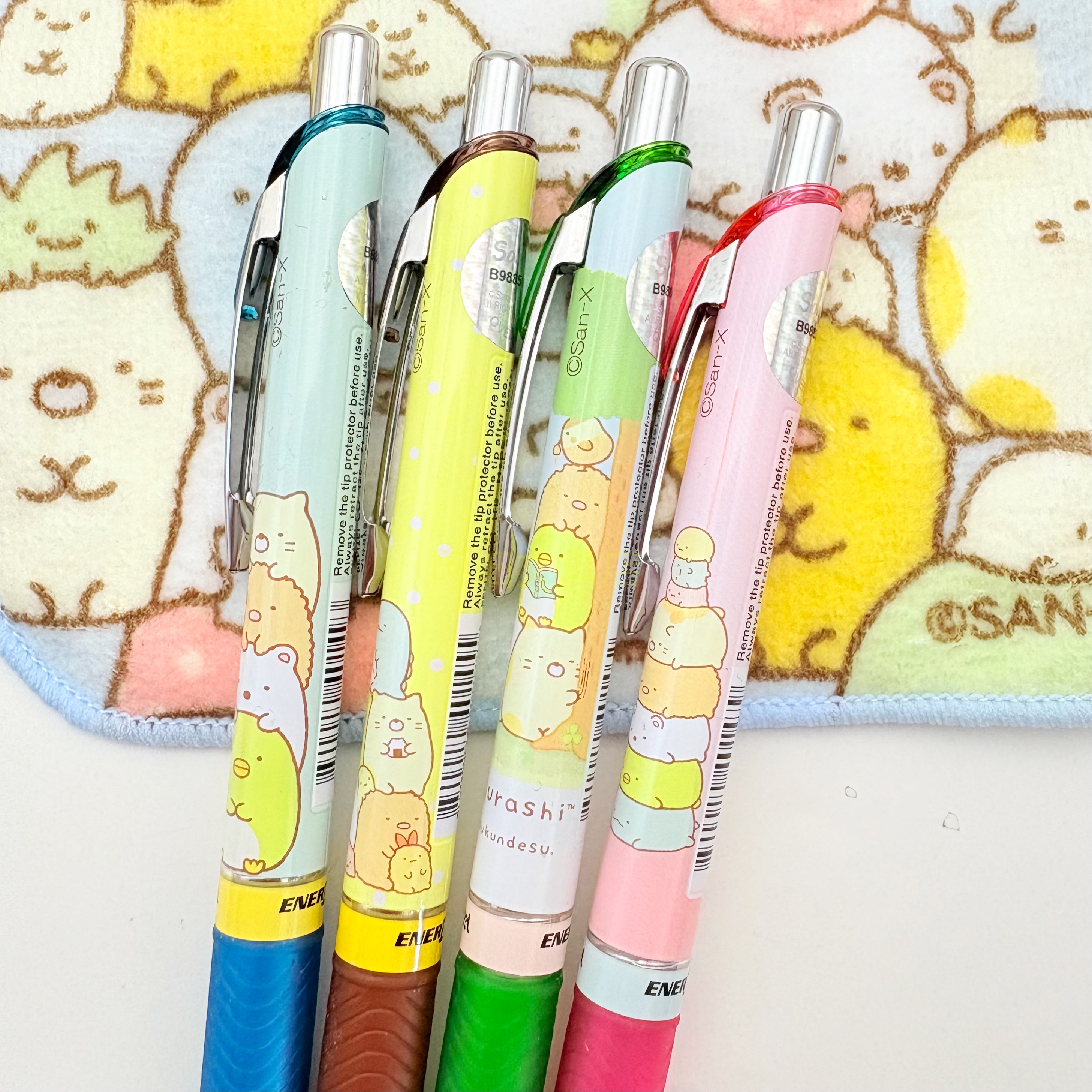 派通泰国角落生物联名角落生物限定中性笔蓝色黑色书写0.5