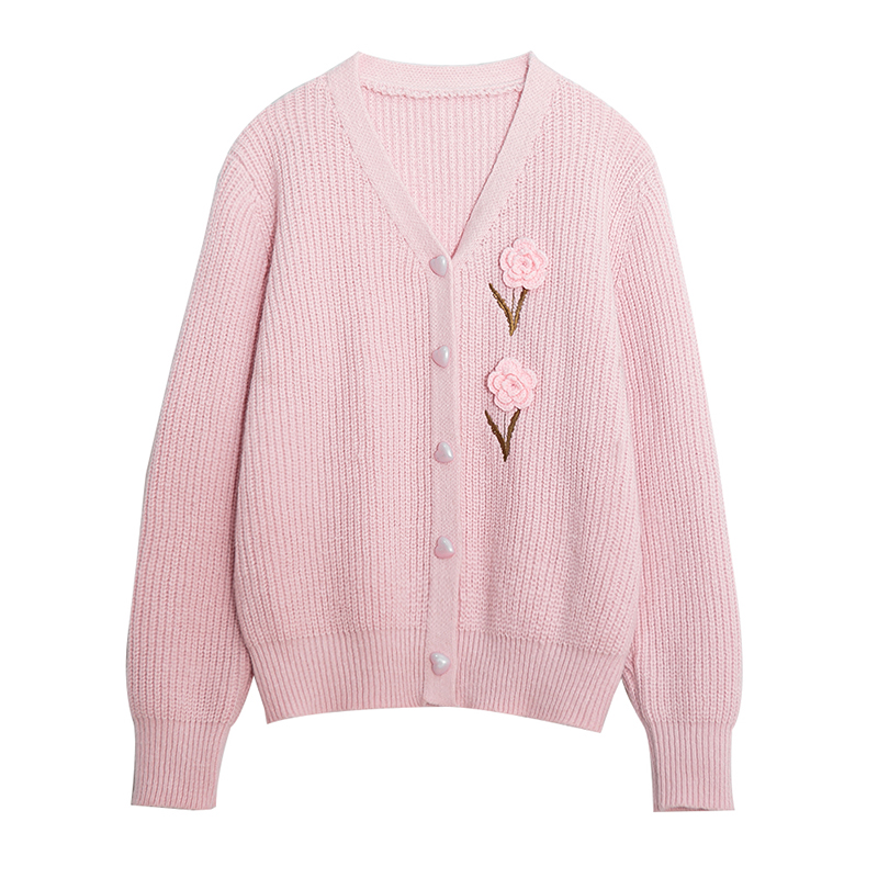 2025大码女装秋冬新款针织小外套胖妹妹减龄毛衣学院风毛衣