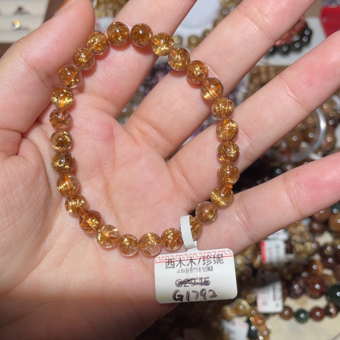 未镶嵌水晶手链手链