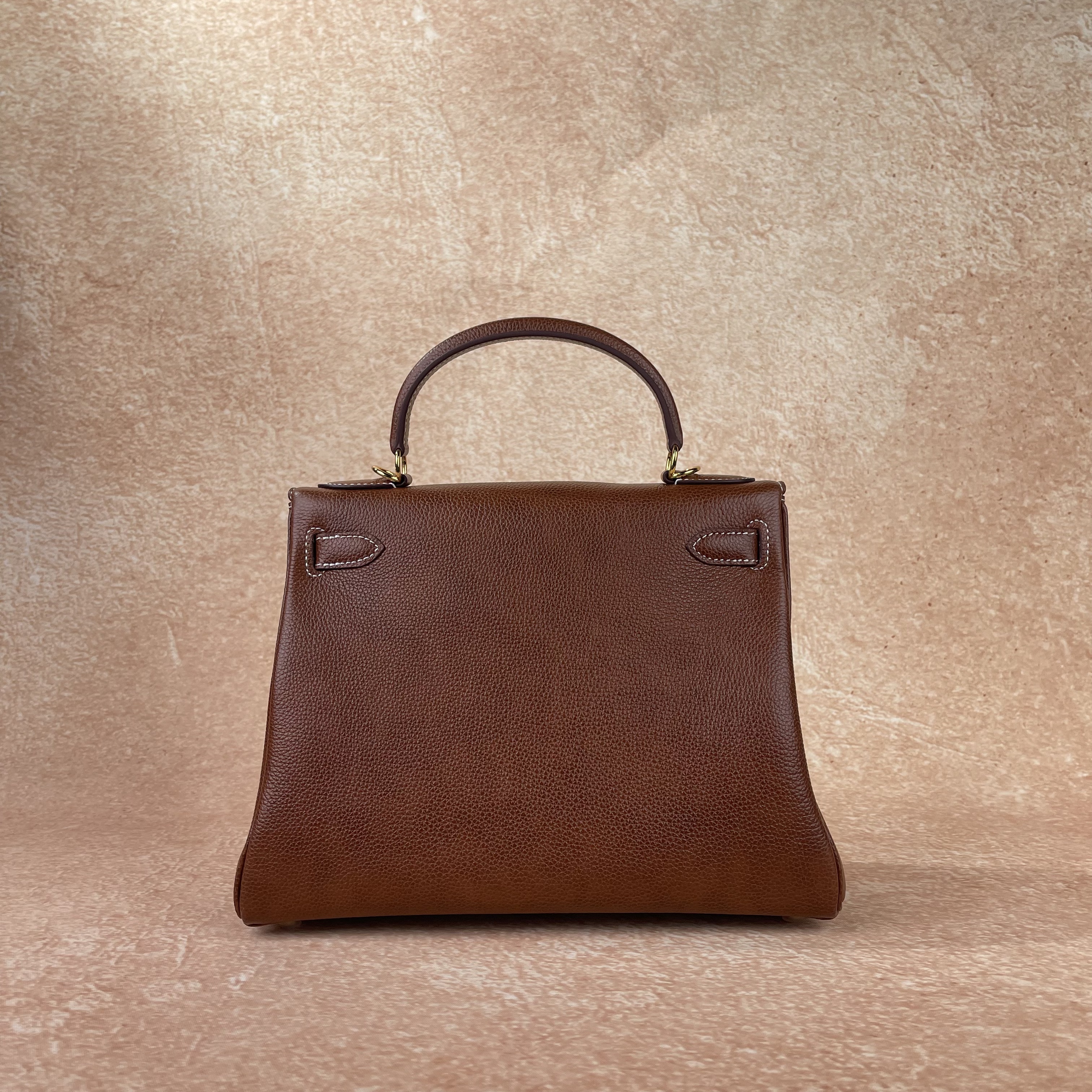 【棕色28CM】时尚百搭手提女包-34008F