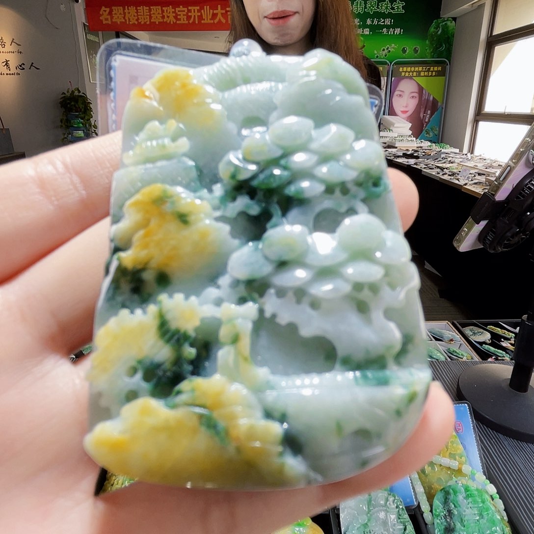 颈饰未镶嵌翡翠翡翠