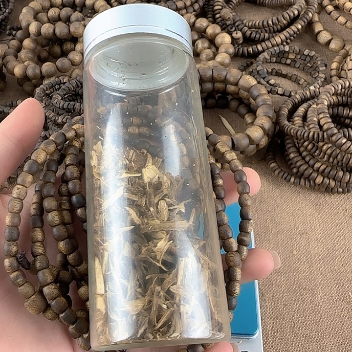 沉香碎屑沉香奇楠沉香沉浮白琪05鼓珠11g多圈多样性发一