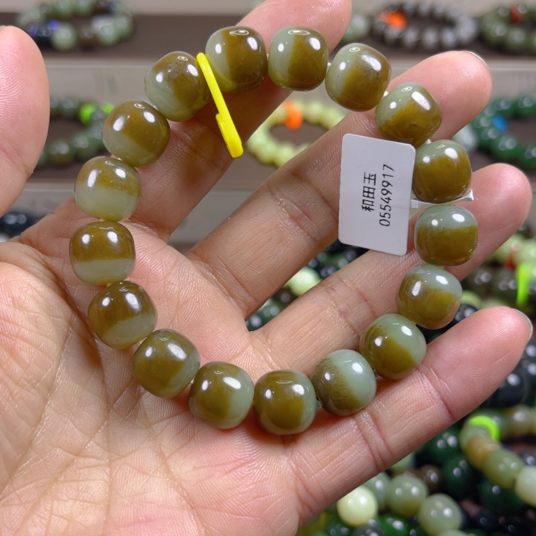 和田玉手链未镶嵌