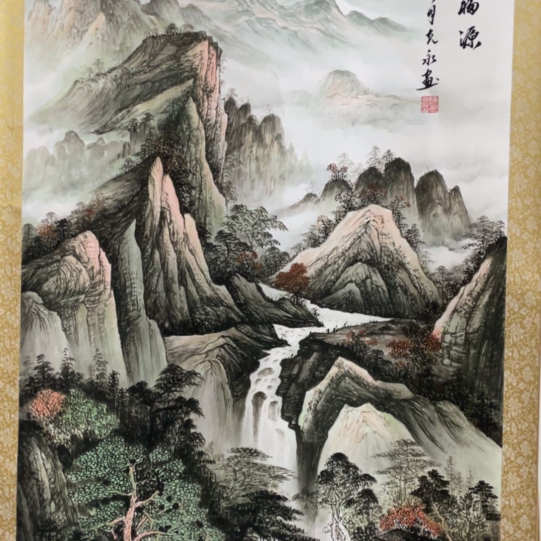 国画老师手笔手绘作品y