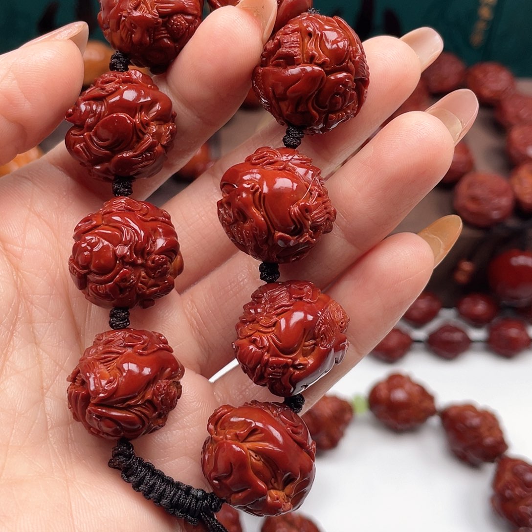 橄榄核手串山**?钟馗手串