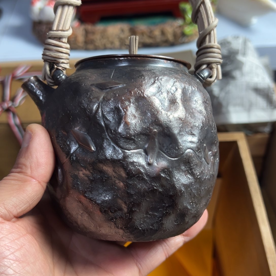 紫砂茶叶盒我家粉皮真好看啊