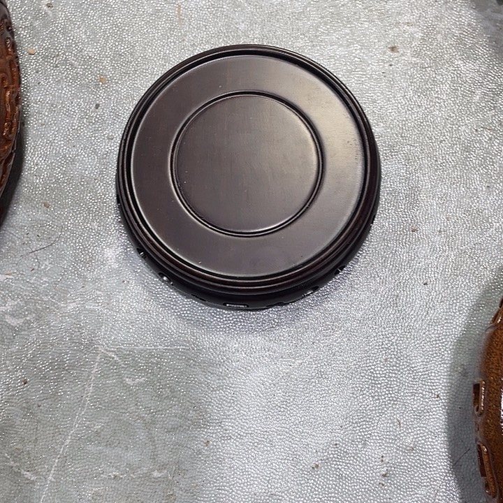 香榧木红木底座工艺品9公分