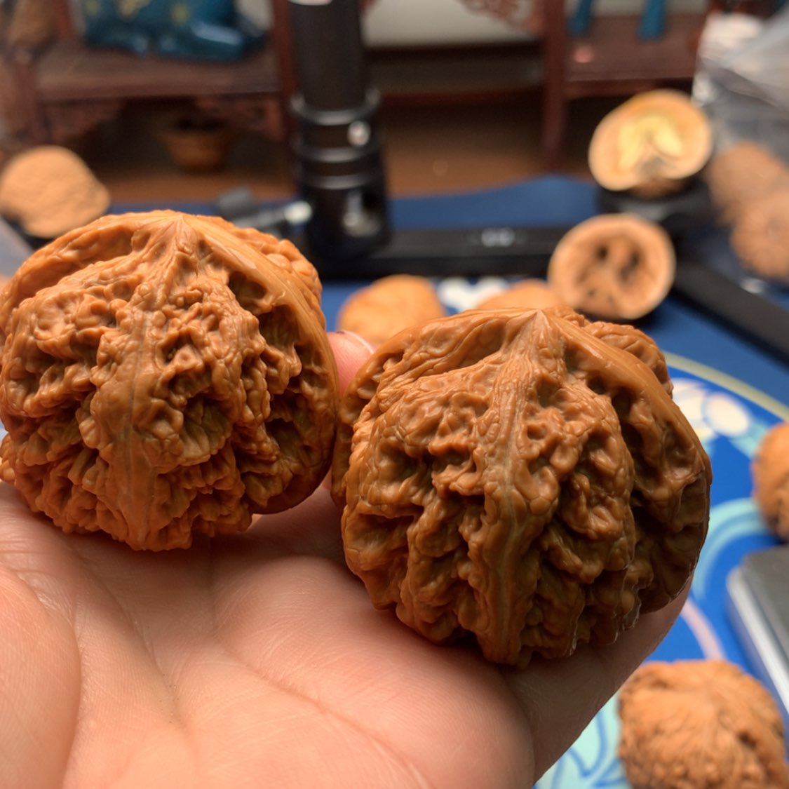 【闪购商品】文玩核桃吊坠及***?大粗筋46