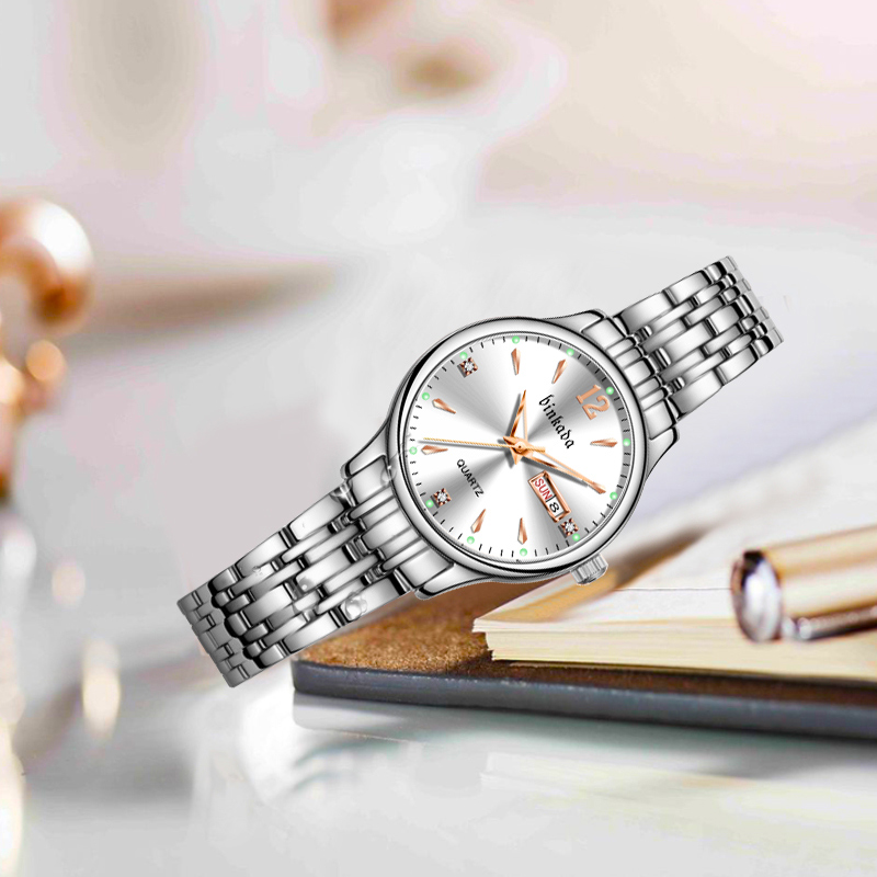 Binkada宾卡达女士石英手表百搭轻奢ins风格时尚-9006