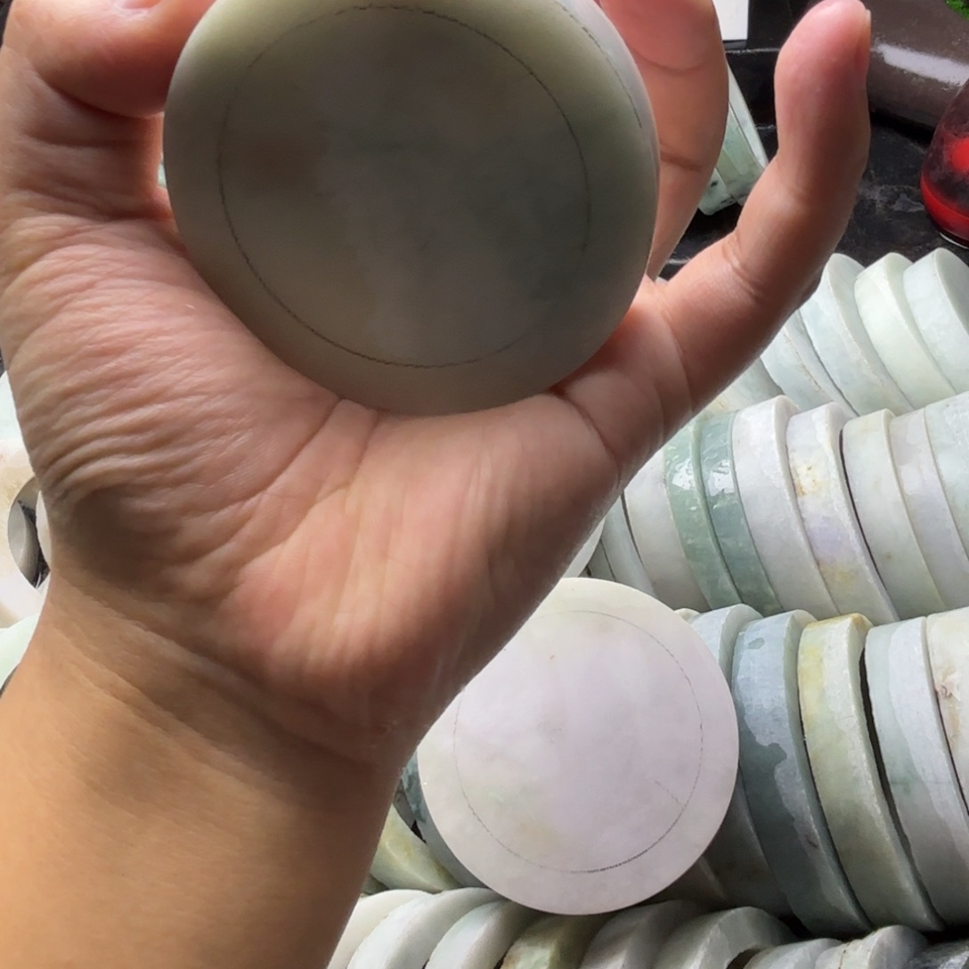 *****定制翡翠未镶嵌翡翠手镯定制