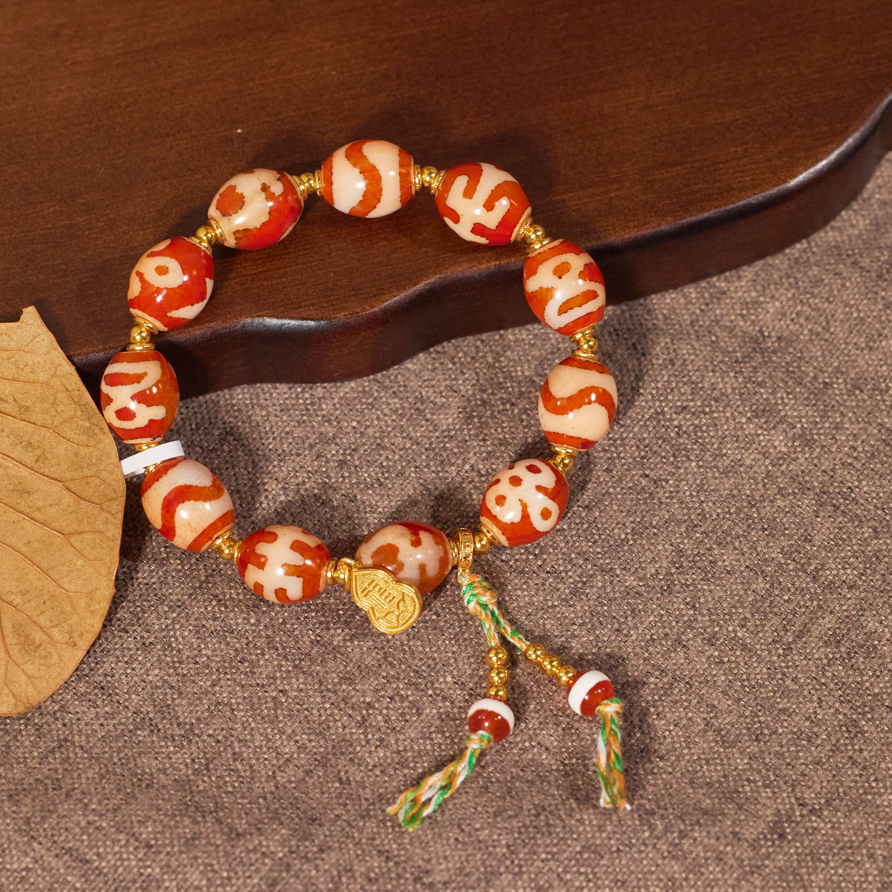 【歪歪】五路财神*玛瑙珠珠手串（加加）W89530