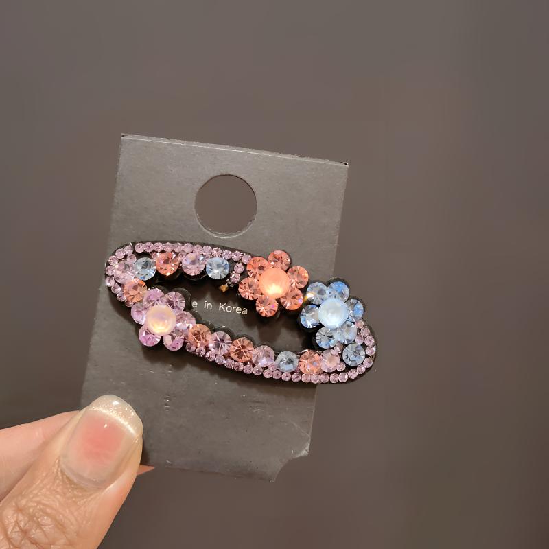 韩版施家钻BB夹网红款碎发夹2024新款碎发夹后脑勺发夹时尚边夹女