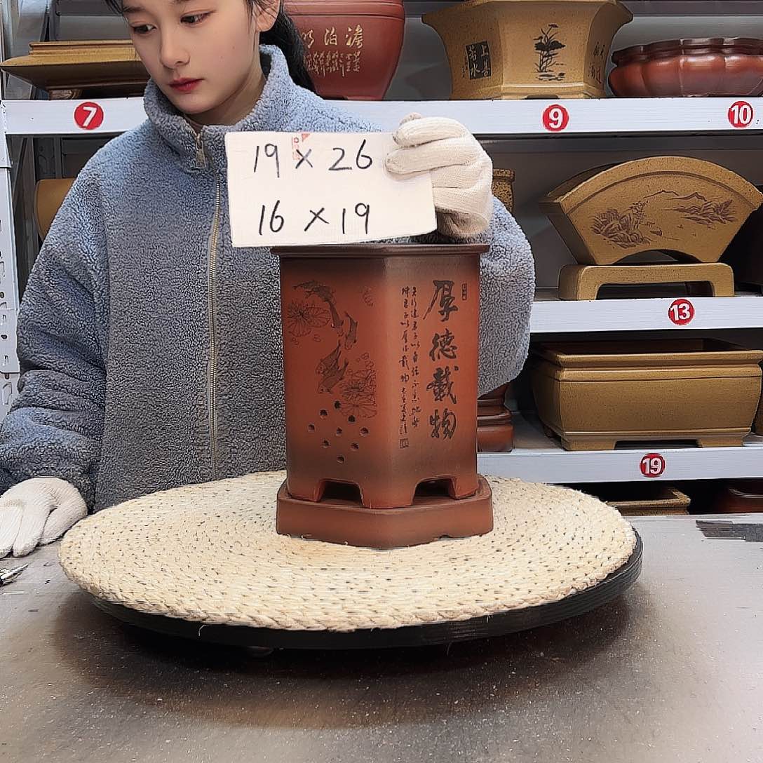 紫砂花盆紫砂花盆