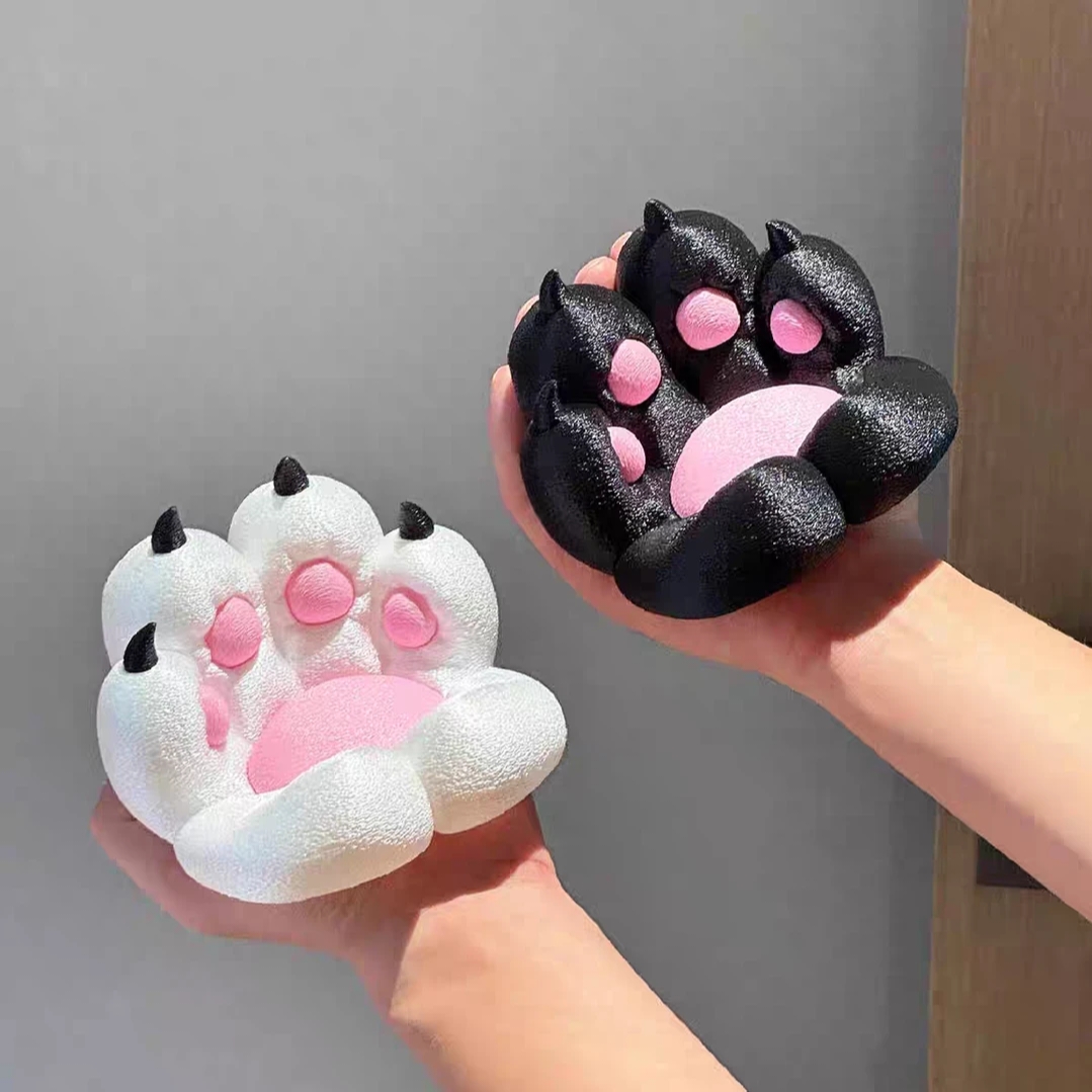 猫爪手机支架3D打印桌面平板家用办公室宿舍多用可爱创意车挂件