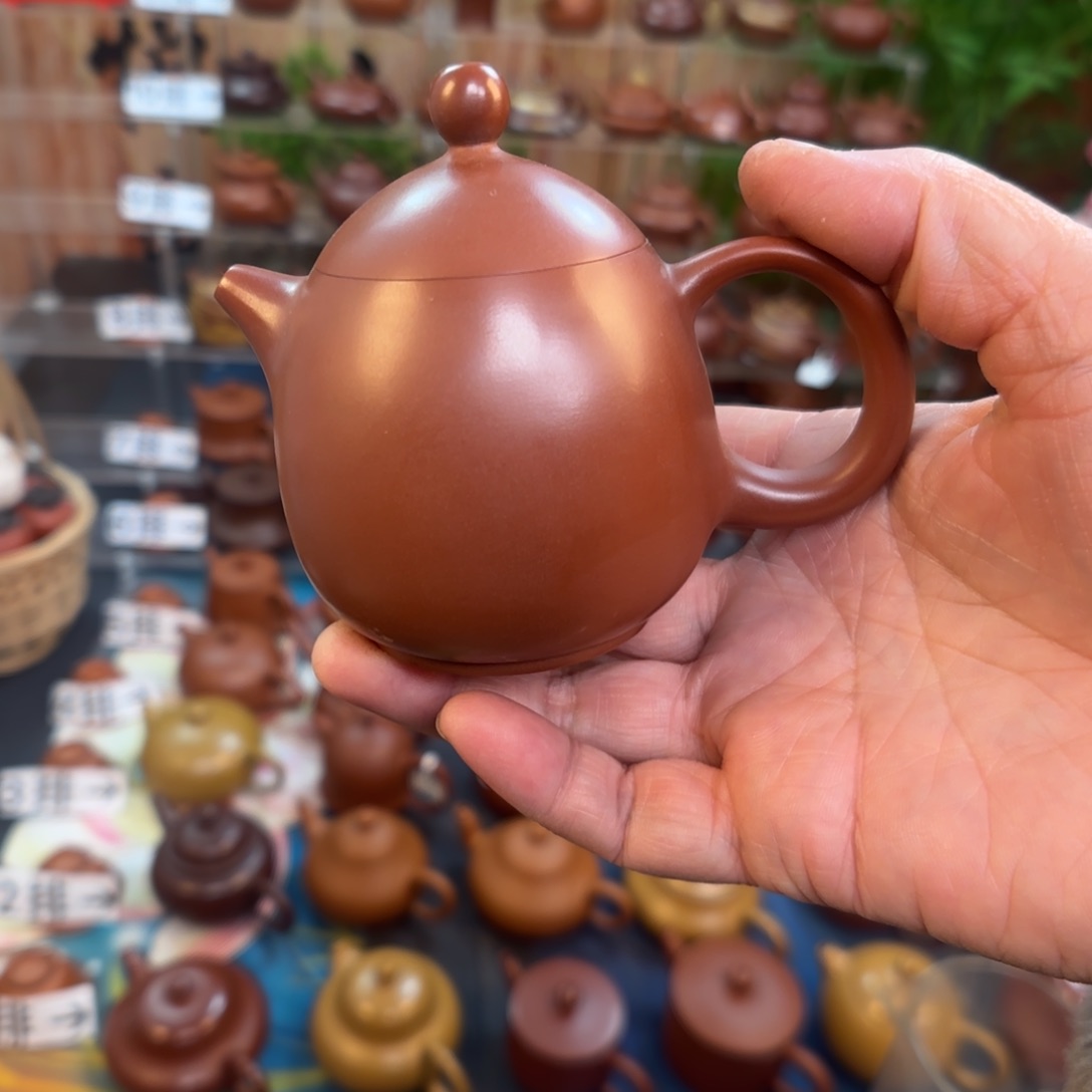 朱泥茶壶虚*朱泥茶壶龙蛋
