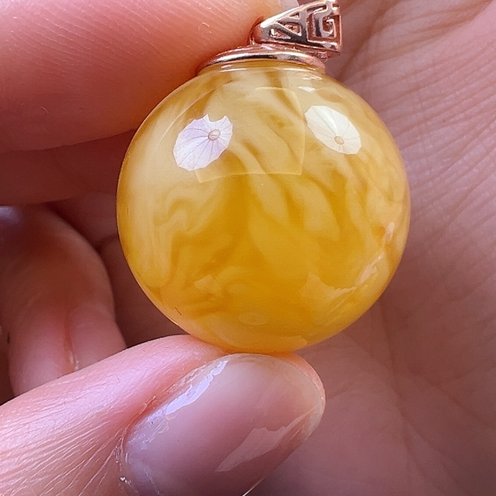 蜜蜡颈饰未镶嵌蜜蜡