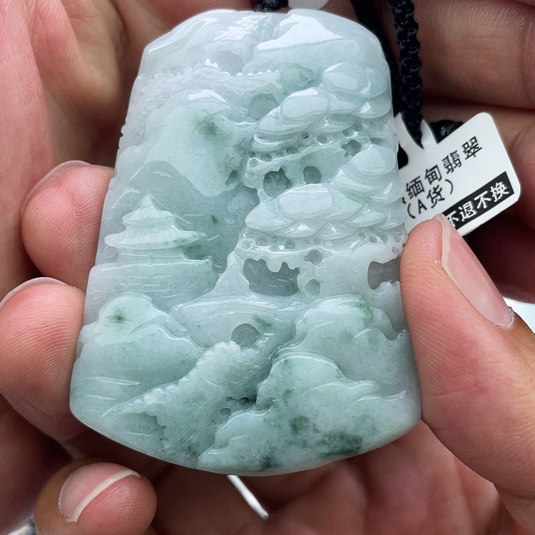 颈饰未镶嵌翡翠翡翠