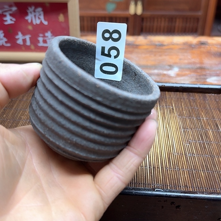 纯手工制作粗陶茶具