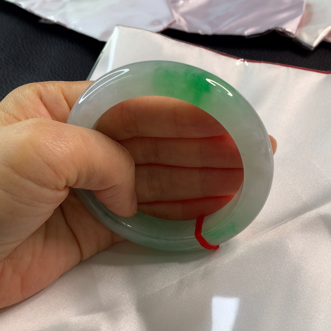 翡翠未镶嵌手镯翡翠手镯58