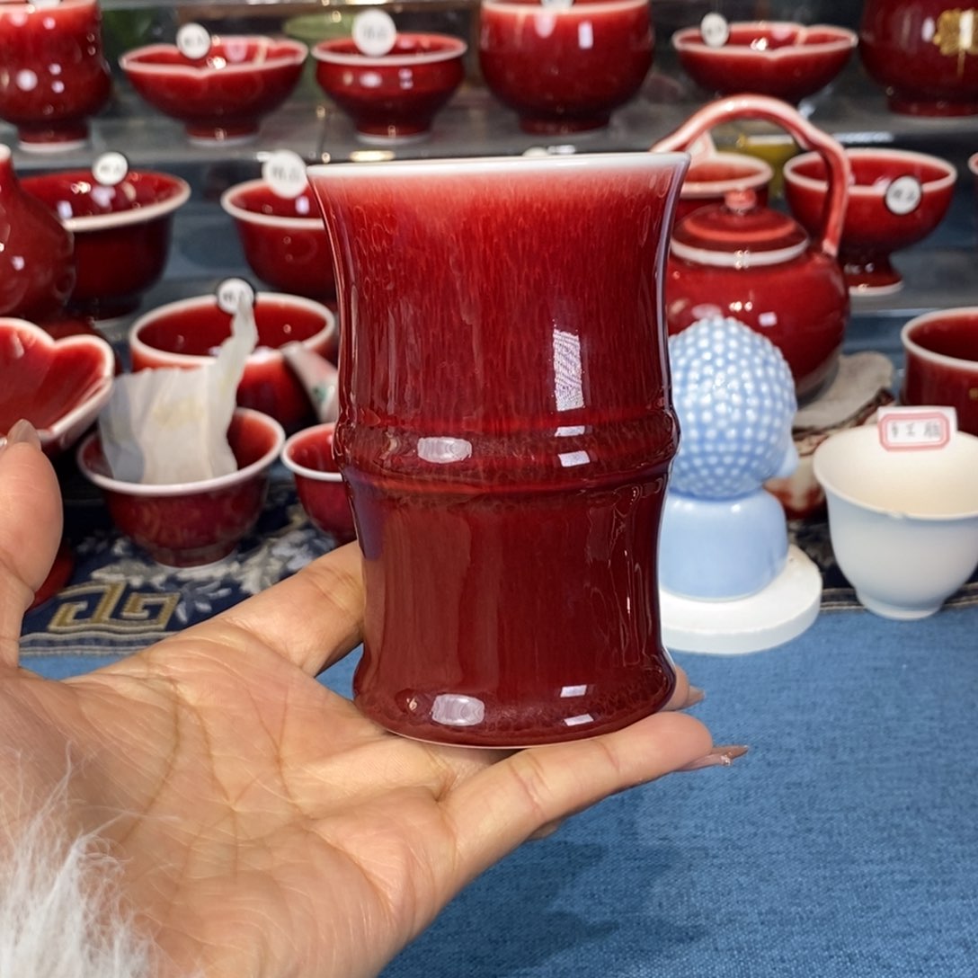 原矿郎红手工，福利大漏笔筒