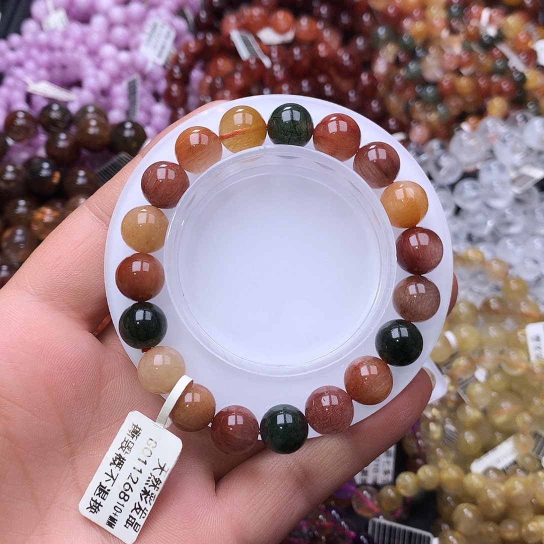 水晶手链未镶嵌，，